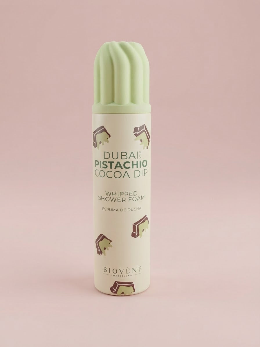Mousse de douche Pistache