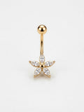 Piercing de nombril fleur